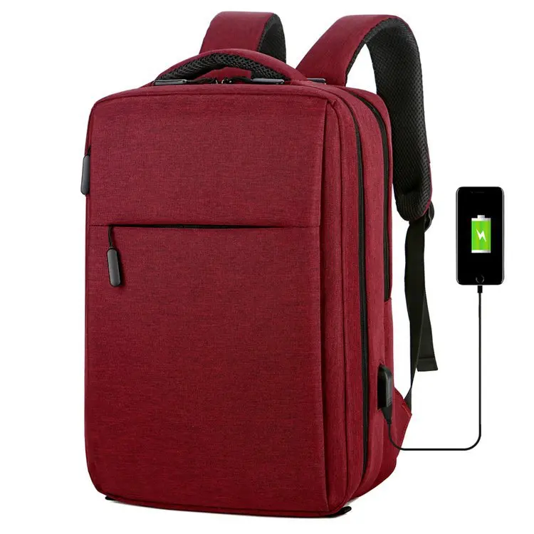 New 15.6 Inches Backbag Business Laptop Backpack Anti theft Sac a dos Smart computer Bag Oxford Spinning USB Charging laptop bag
