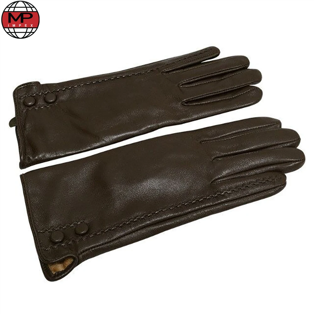 SHEEP LEATHER FASHION BLACK SOFT for Men Gloves