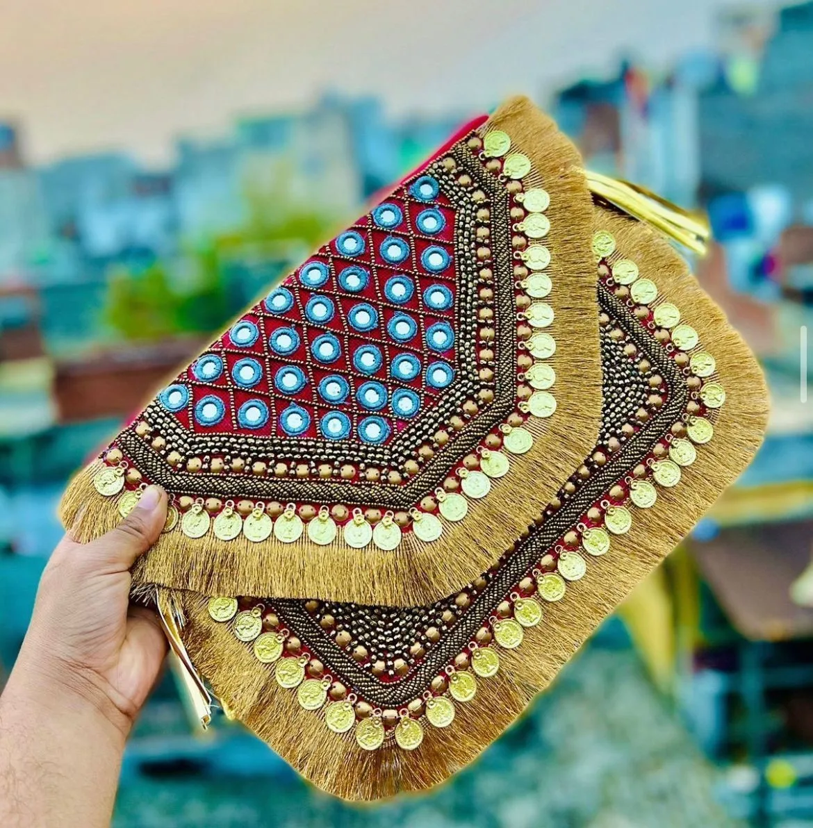 High Quality Durable Hand Made Jute Boho Banjara Bags for Women & Girls  Fashion Statement Traditional Bags for Parties Gifting