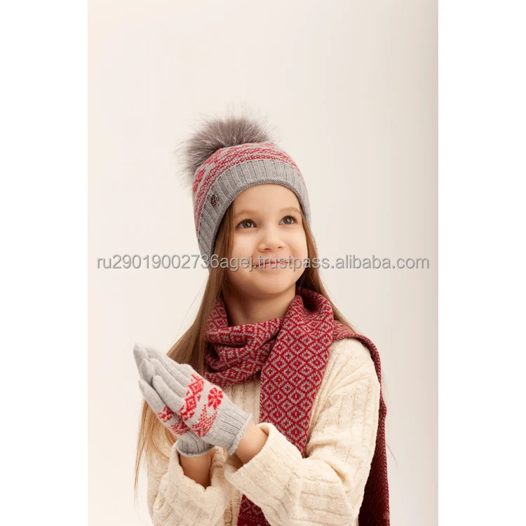 Высококачественные вязаные перчатки для дам для зимы Ручная работа в традиционном стиле надежный поставщик пуховой трикотаж