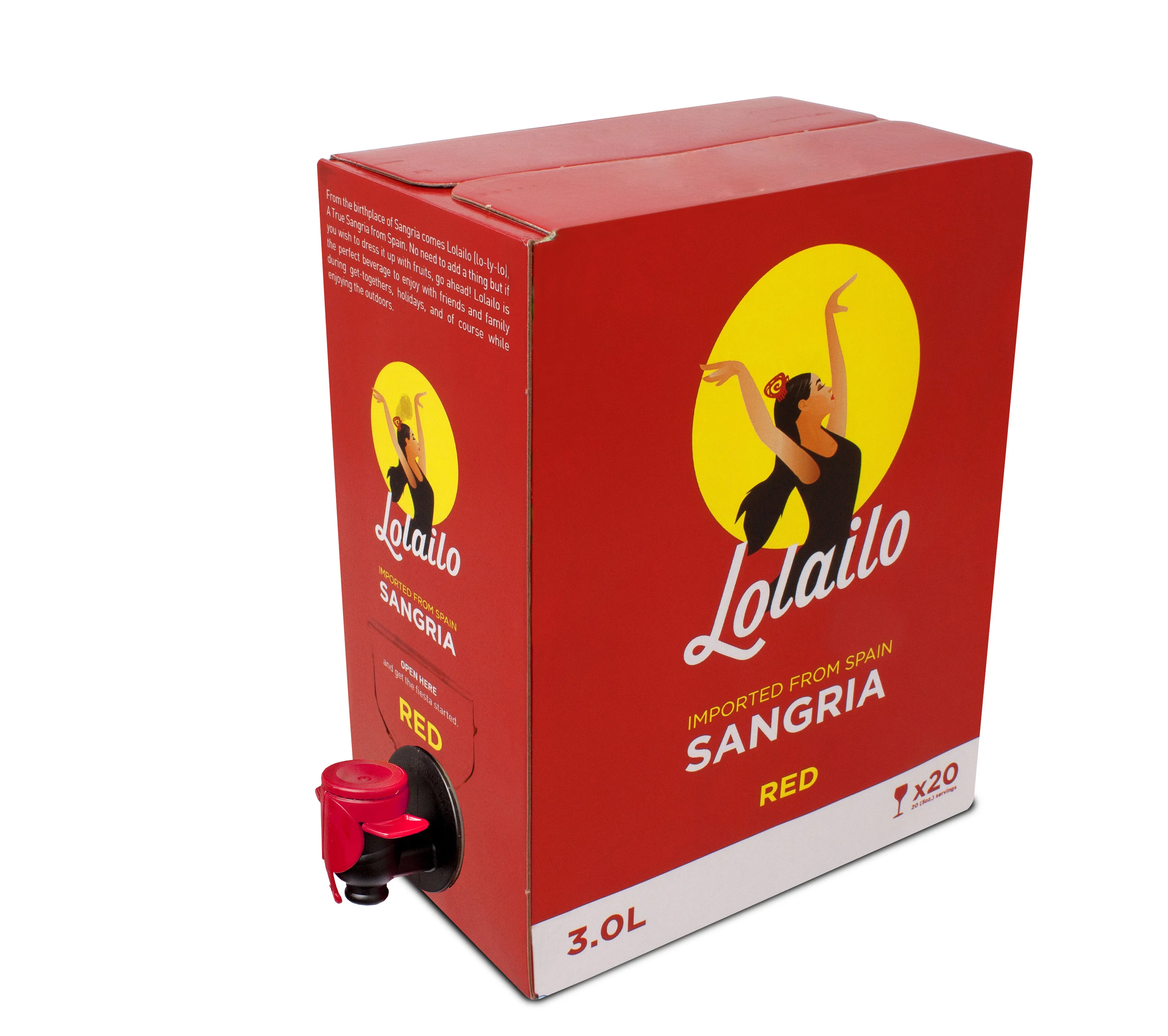 LOLAILO Sangria Roja Tradicional 3L./ Spanish Sangria