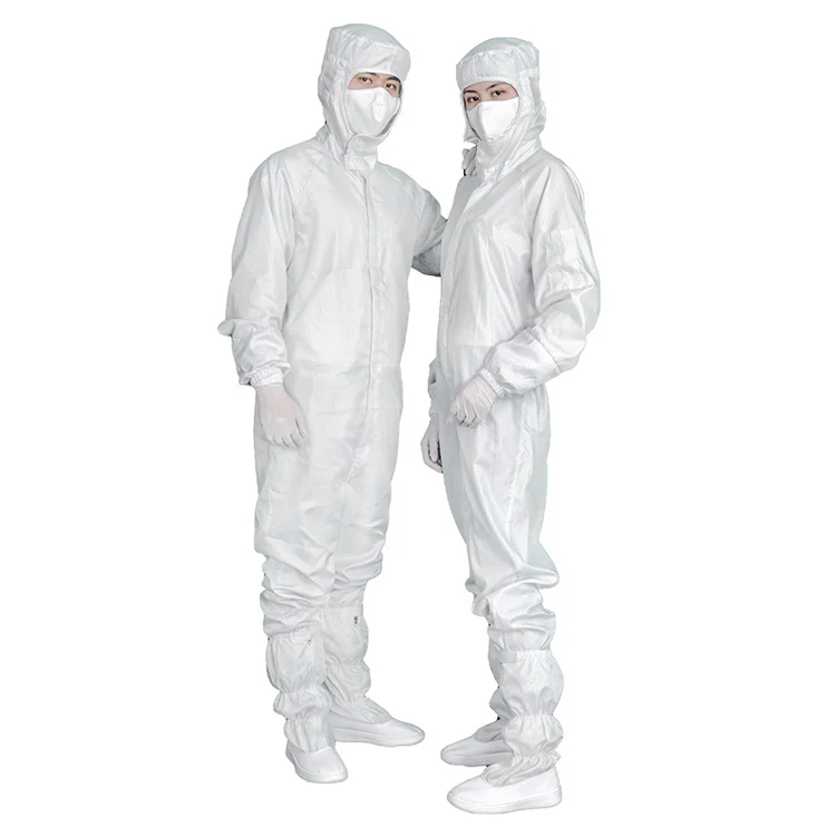 Perfect ESD Performance Antistatic Clean Room Garment