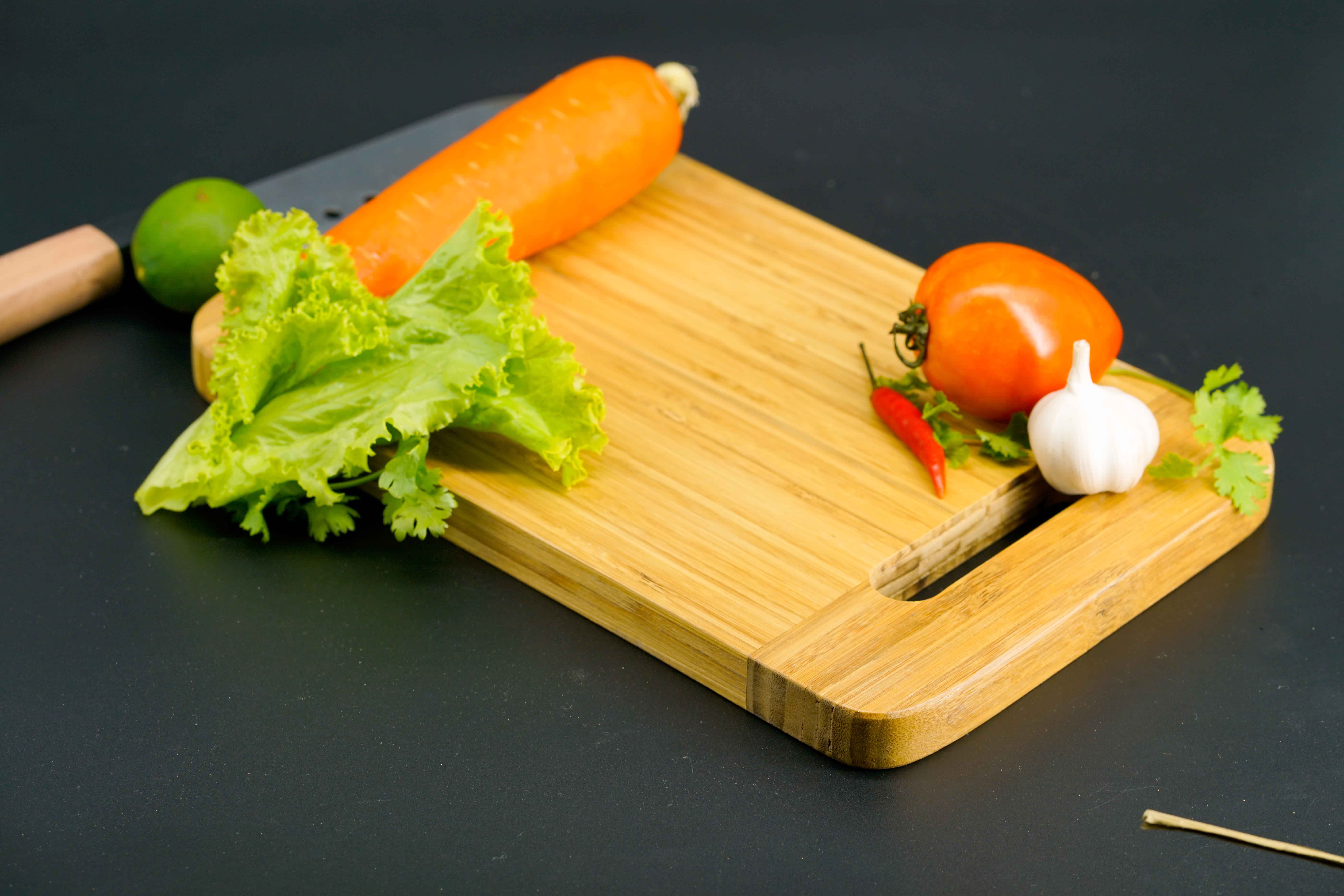 
Natural Bamboo Kitchen Cutting Board For Meat And Vegetables Eco-Friendly Organic Extra Large Bamboo Cutting Board 