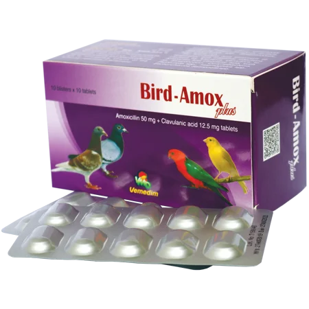 
 Бактерии для лечения инфекций птиц, голубей, птиц-Amox Plus  
