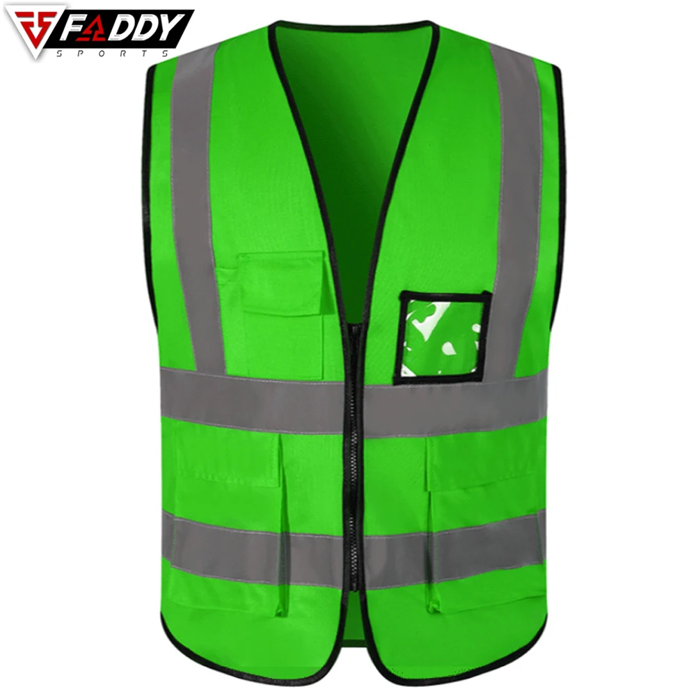 
Hi Viz safety Vest Factory Supply Work Wear High Visibility Reflective Men Safety Wear Vest 