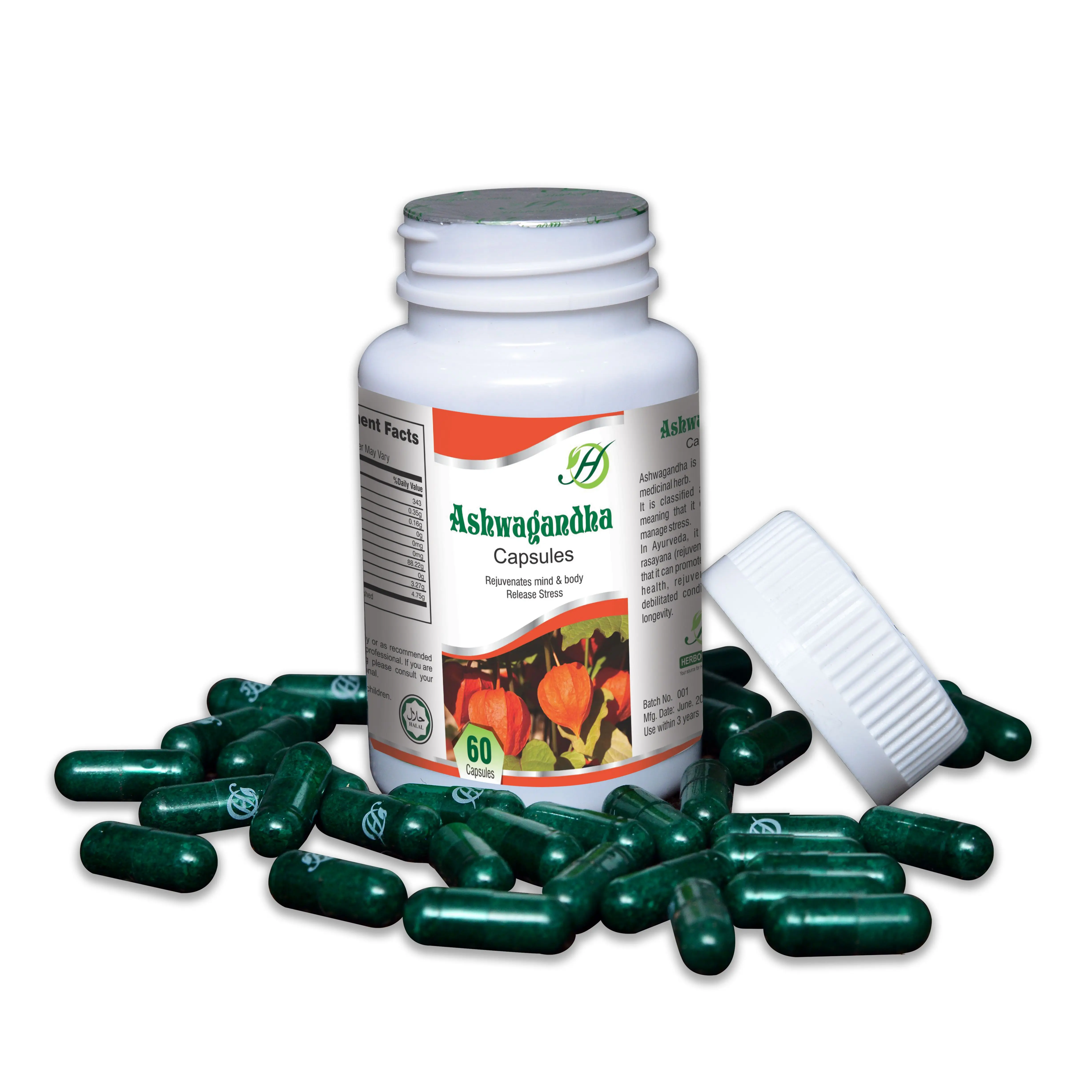premium quality Ashwagandha Capsules health care capsules ashwagandha supplement capsules OEM ODM