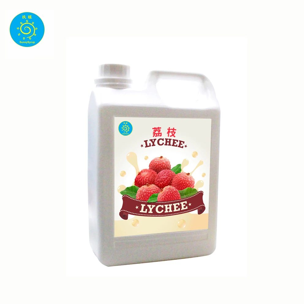 Bubble Tea Lychee Concentrated Juice & Syrup Litchi