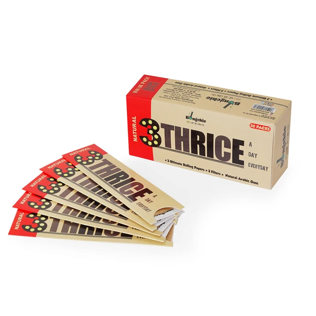 Exporter and Manufacturer of Natural Brown Thrice a Day Everyday rolling paper at  Affordable Price
