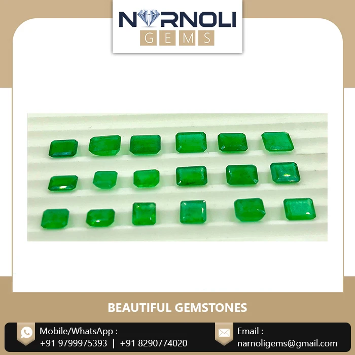 Натуральный 100% подлинный большой размер изумрудные Восьмиугольные камни разной формы граненые ограненные свободные драгоценные