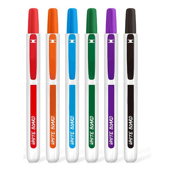 Retractable Dry Erase Markers Pack Assorted Colors With Low-Odor Ink Whiteboard Pens
