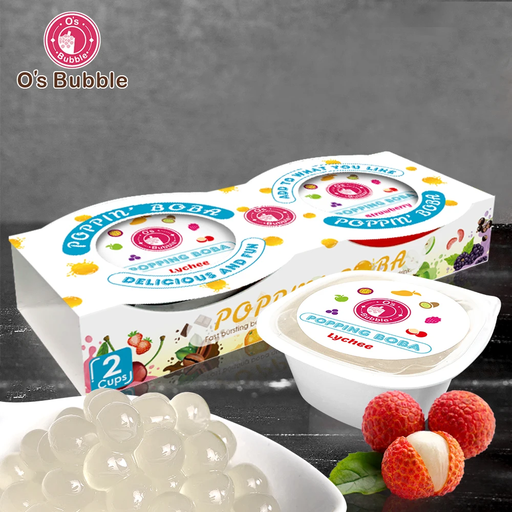 14 months shelf life popping bobas for soft drinks