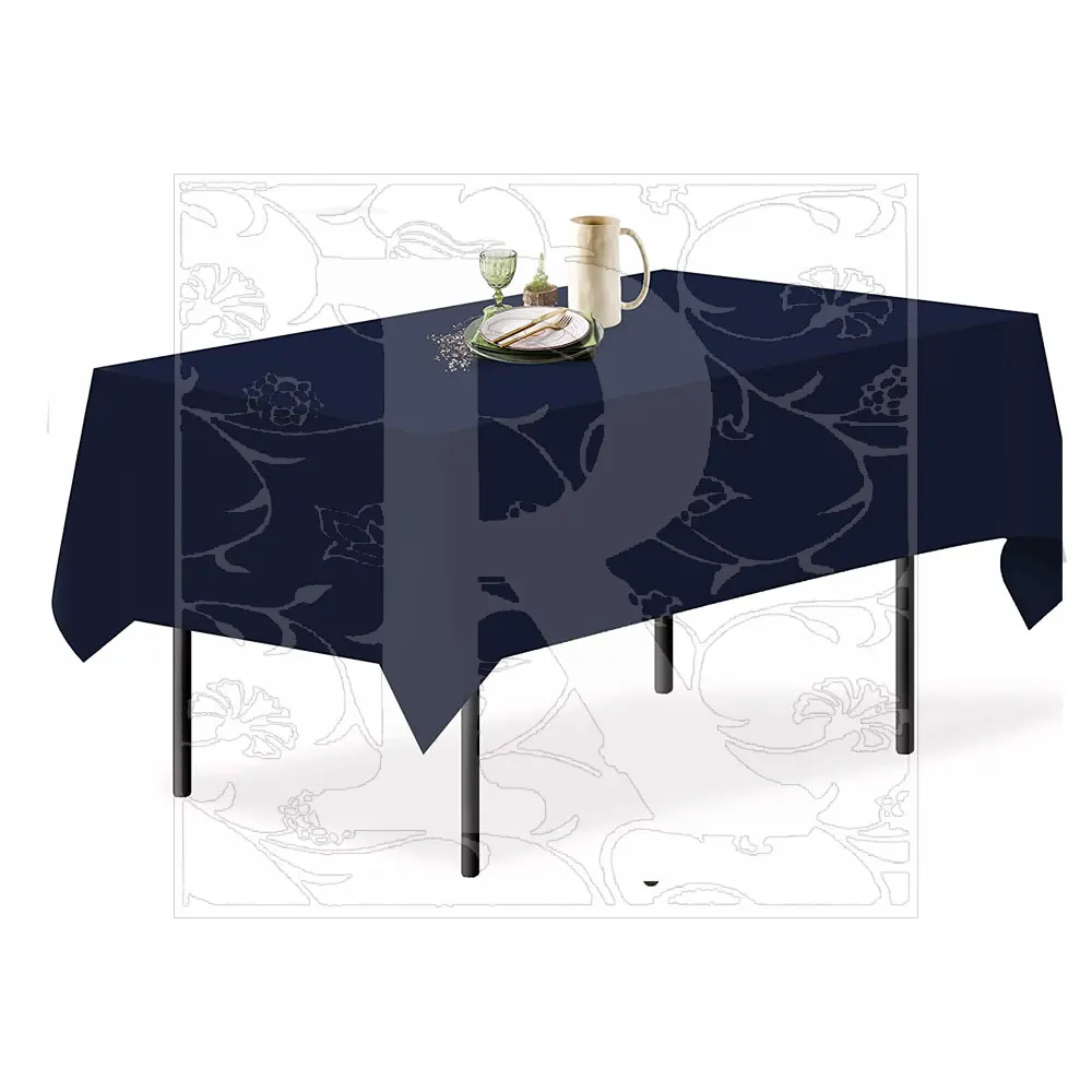 Polyester white tablecloth wedding lace round tablecloth nappe 1m80 table cloth 100 inch linen 3m round wedding table cover