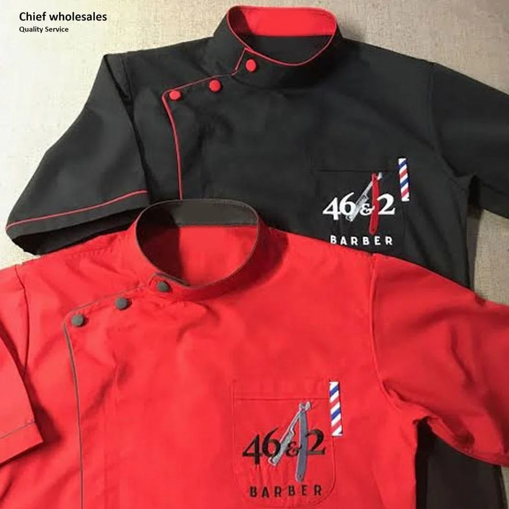 Barber Jacket Water and Hair resistant fabric latest design 2021 with customization