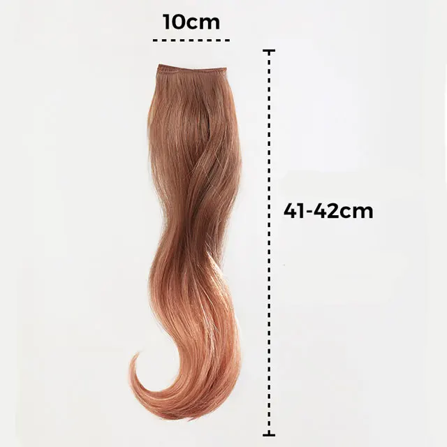 Hair extensions Salon Color Piece Fashion Wig - made in Korea - Synthetic High Temperature Fiber K POP Style pretty girl style