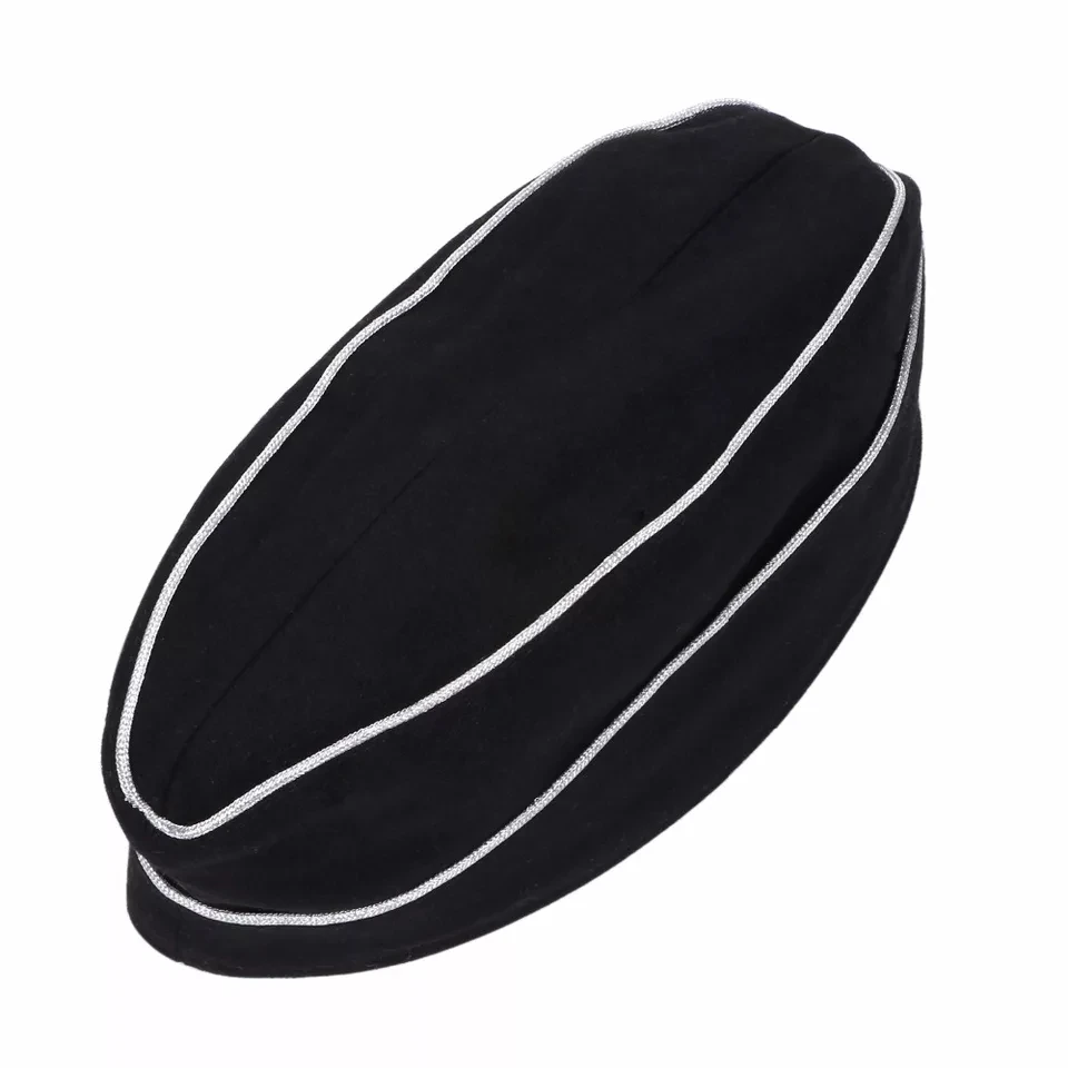 Elite Officer Visor Panzer Woolen Garrison Hat Officer Captain Uniform Peak Cap