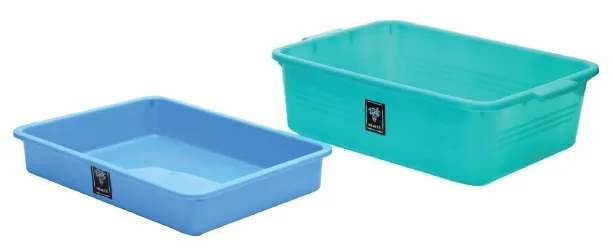 
High quality wholesale rectangular plastic manufacturers suppliers fruit food trays with handle 