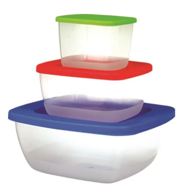 Крышка на крышке SQ контейнер 3 шт. в комплекте