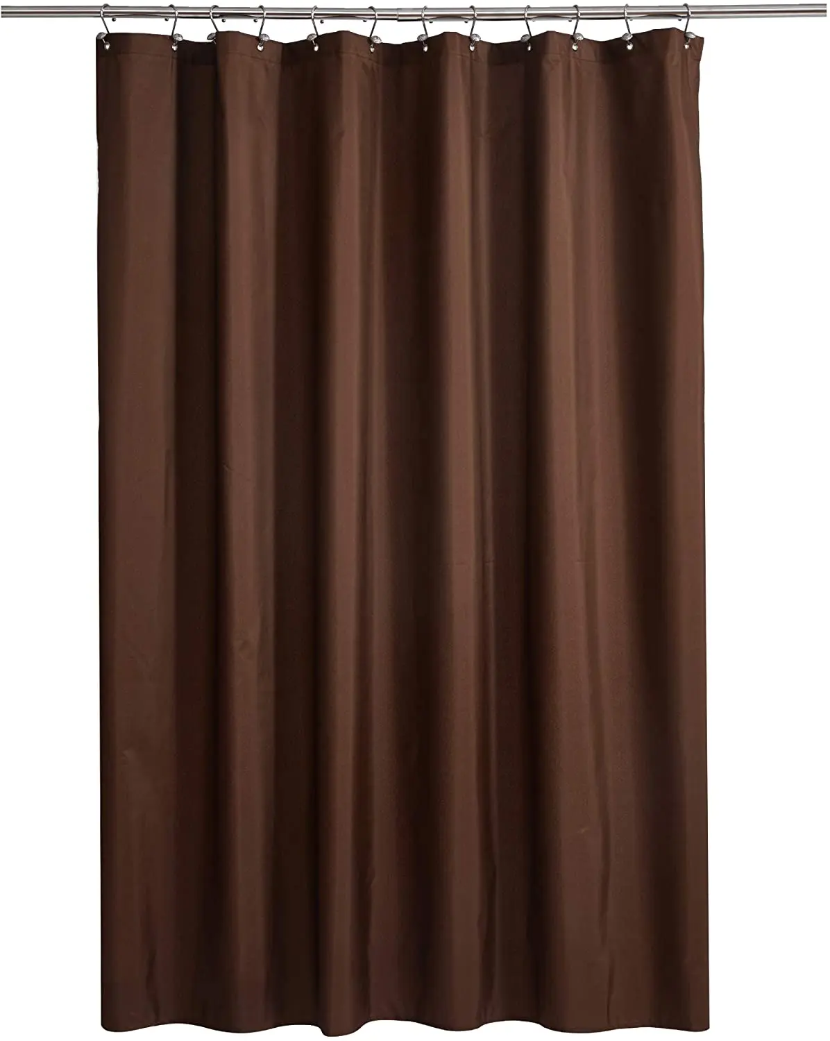 Waterproof Fabric Shower Curtain or Liner Breathable TPU & Machine Washable