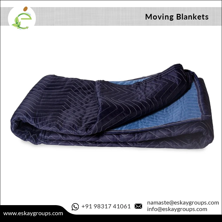 72 x 80 inch Size Non Woven Moving Blankets for Furniture Wrapping, Picnic and Paint Protection