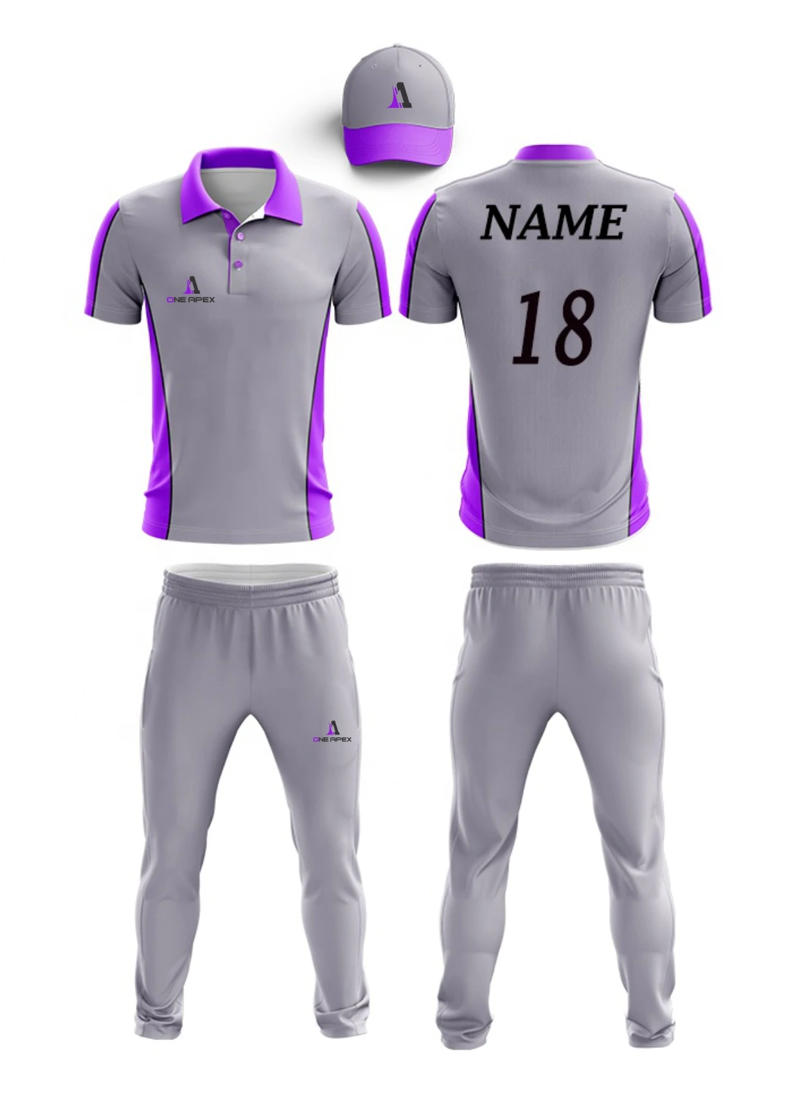 OEM Service cricket Team  Uniform set High Quality Cricket Uniform by oneapex