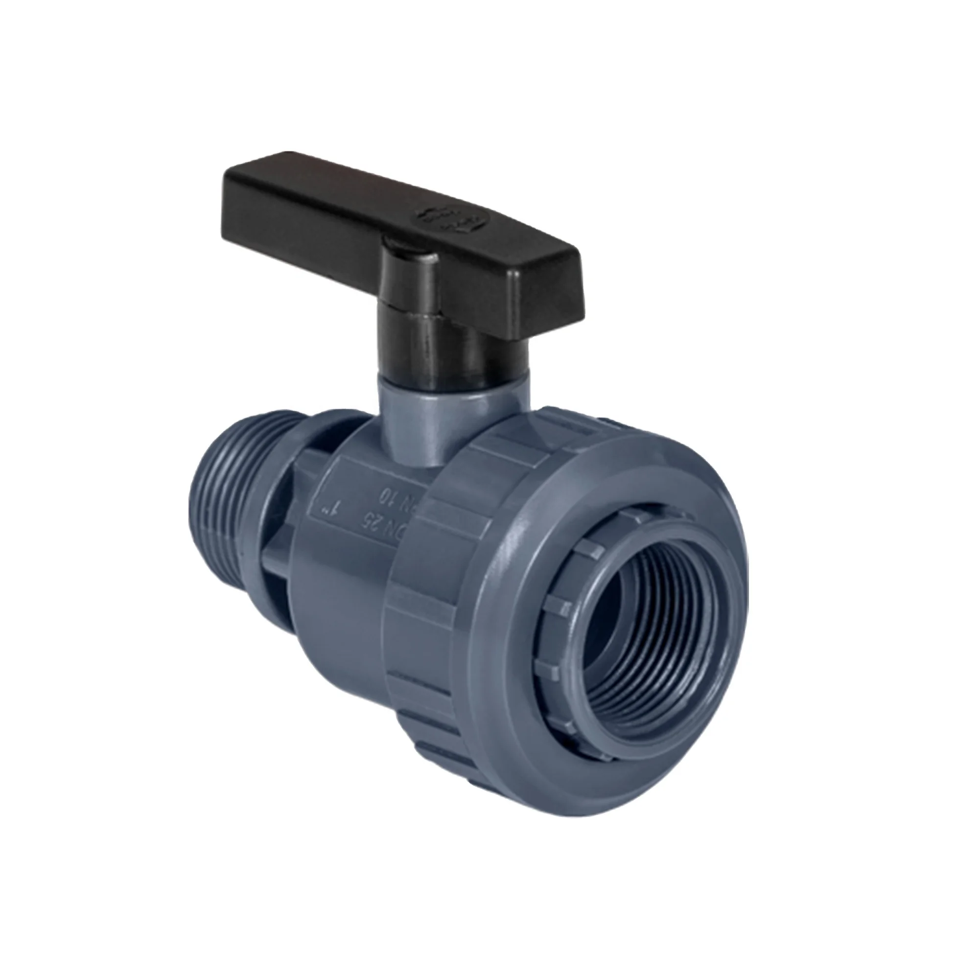 
2021 best quality best price PVC mini valves male female threaded pn16 working pressure bar 1