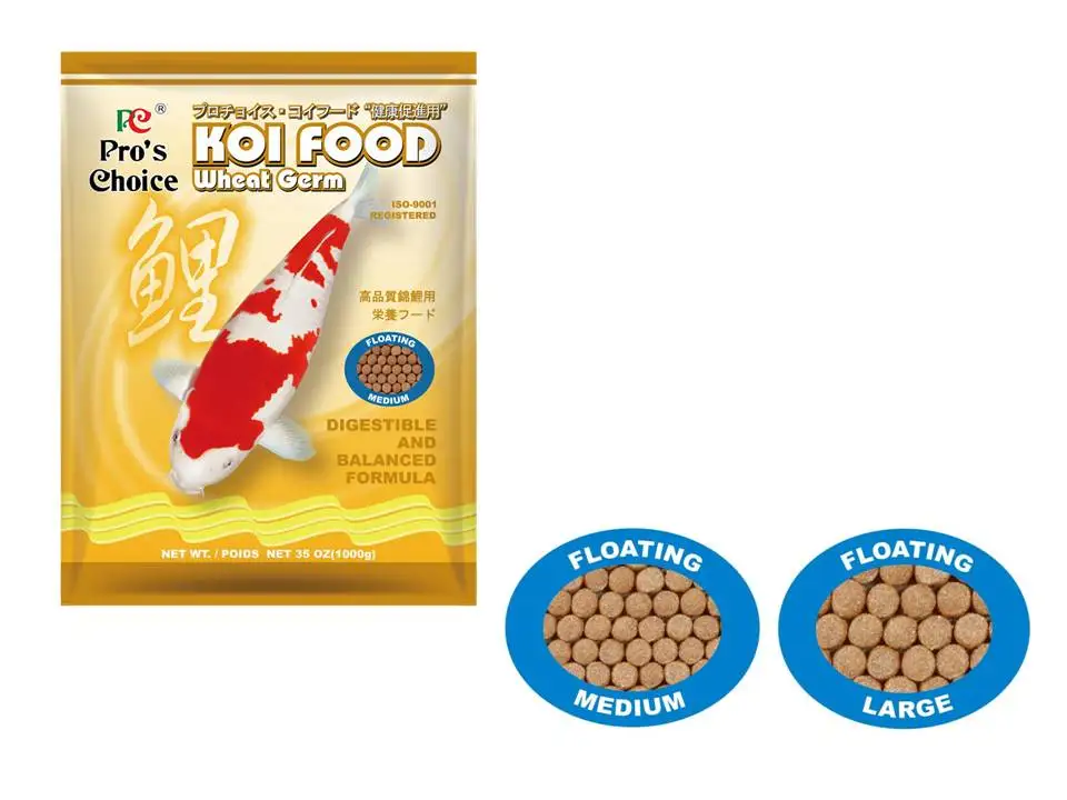  Hot sale 1kg wheat germ koi fish