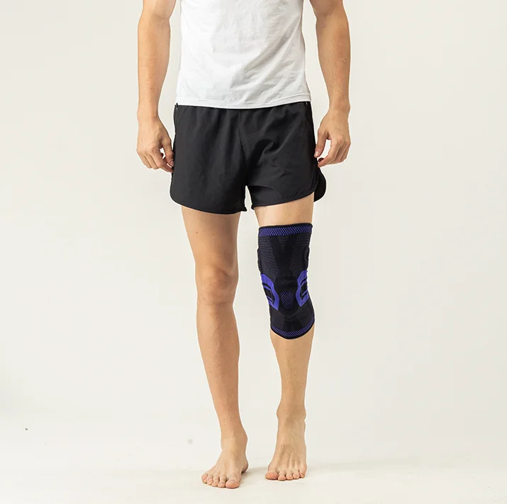 Miket elastic knee support wrap protective knee sleeve high compression knee brace