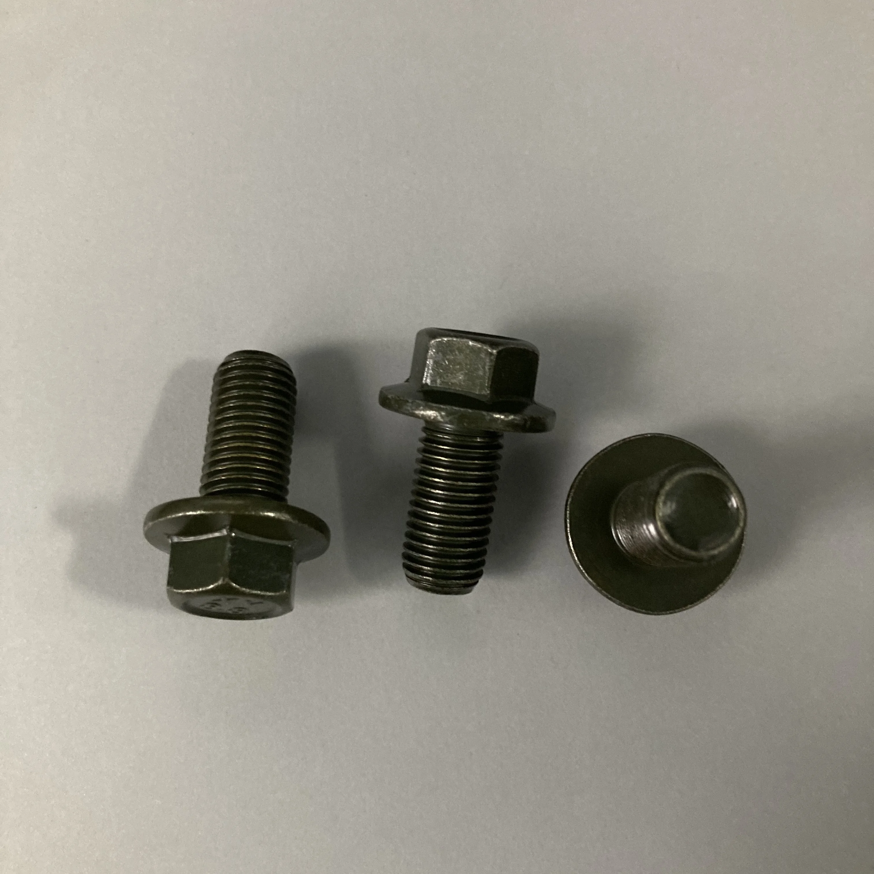 Threaded Bolts M6x160 Long Screw Iron Hex Flange Threaded Bolt Fastener Hardware Accessory for Agriculture Fishery