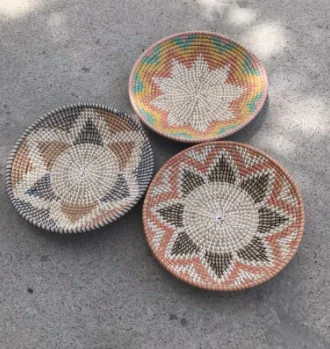 Best Seller  Decor Item Seagrass Wall trivet for decoration/Wall hanging basket made by Vietnamese Artistans