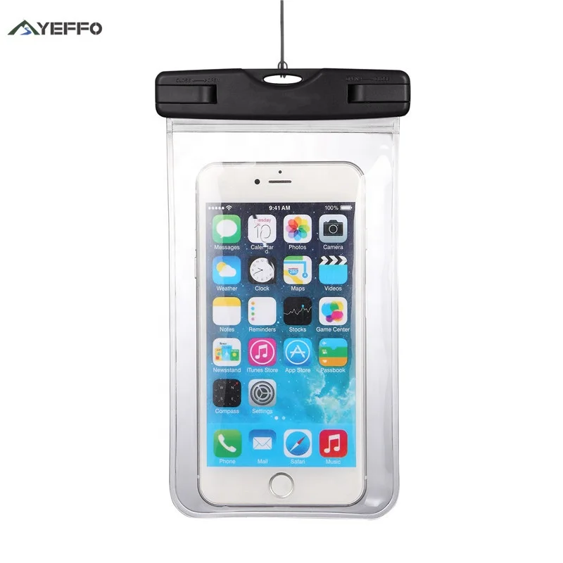 YEEFO IPX8 Waterproof Phone Case  Dry Bag  Pouch with Lanyard for iPhone 13 12 11 pro max