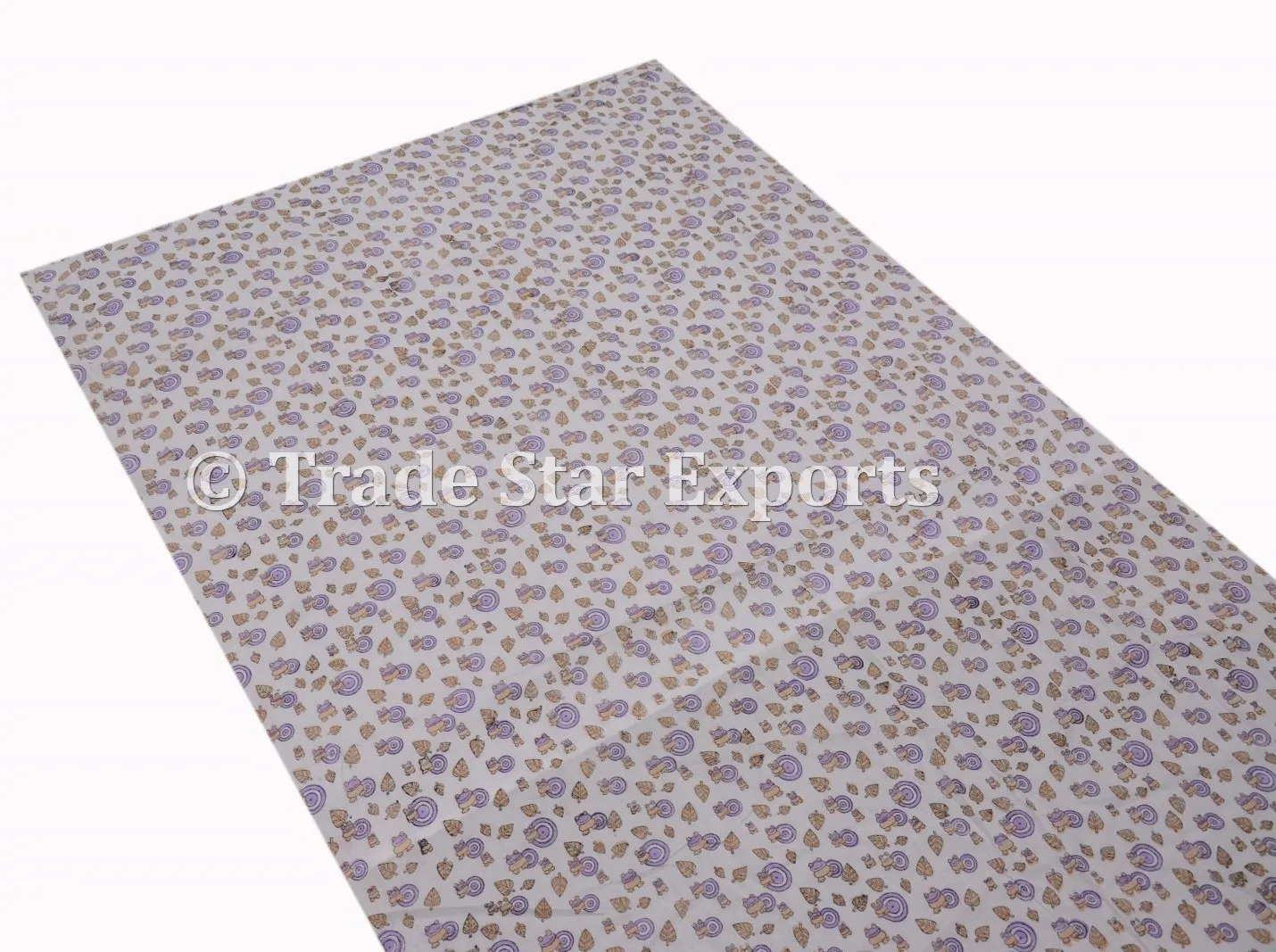 Jaipuri Handmade Block Print Unstitched Dress Material Cotton Fabric Hand Block Print Cotton Fabric by Meter Handmade Crafting