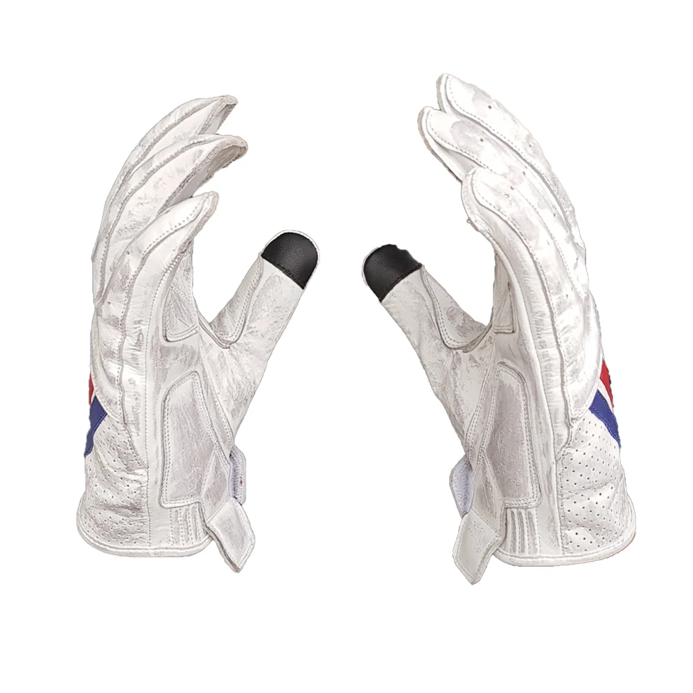Great Wears Classic Retro Motorcycle Leather Gloves Protection Vintage Motorcycle