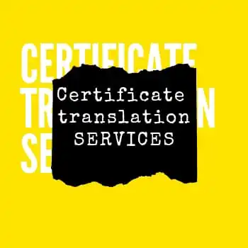 Certificate Translation Services translation service of German English French AT BEST WHOLESALE PRICE MANUFACTURES IN INDIA