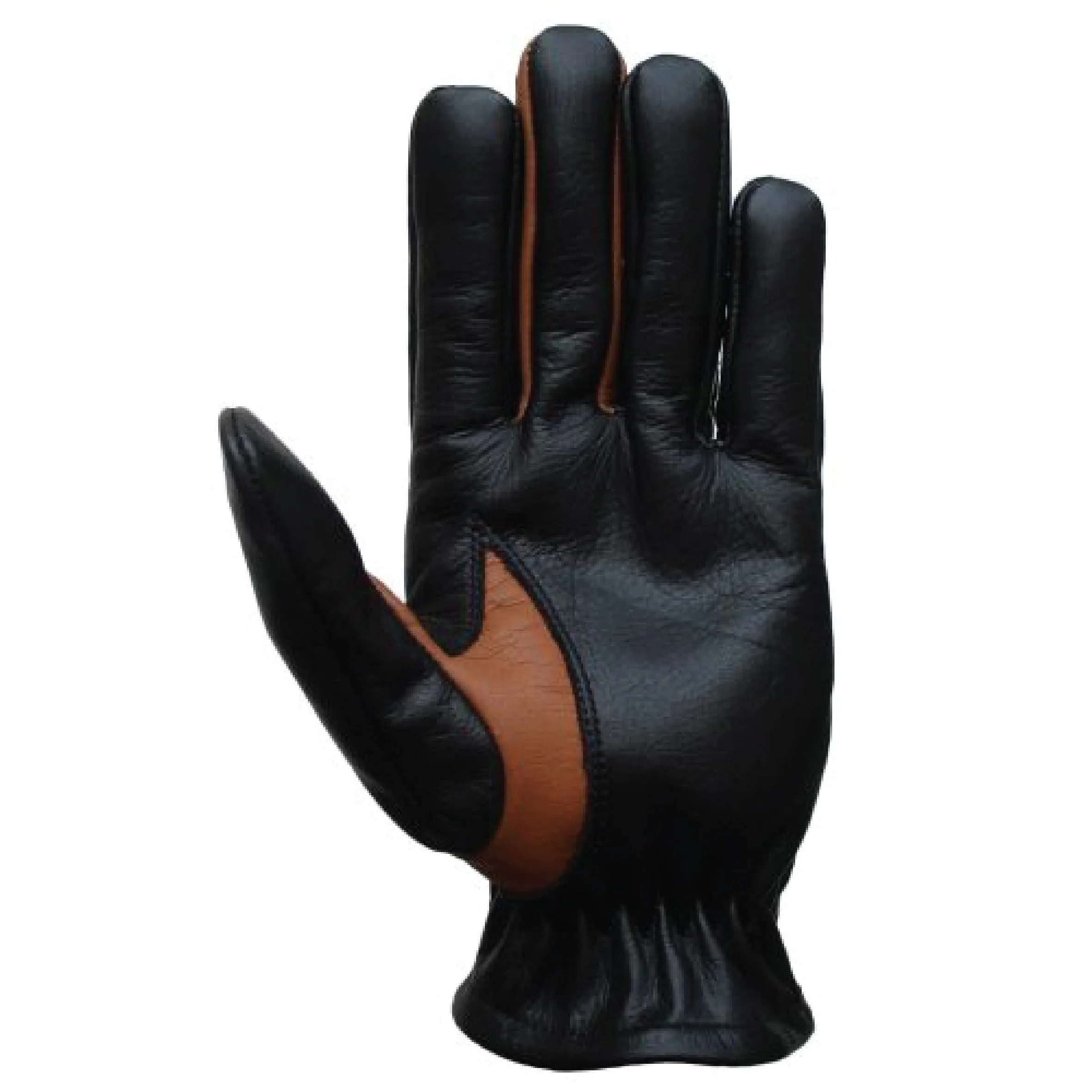 OEM Service Men Black Lamb Classic Driving Lambskin Leather Gloves