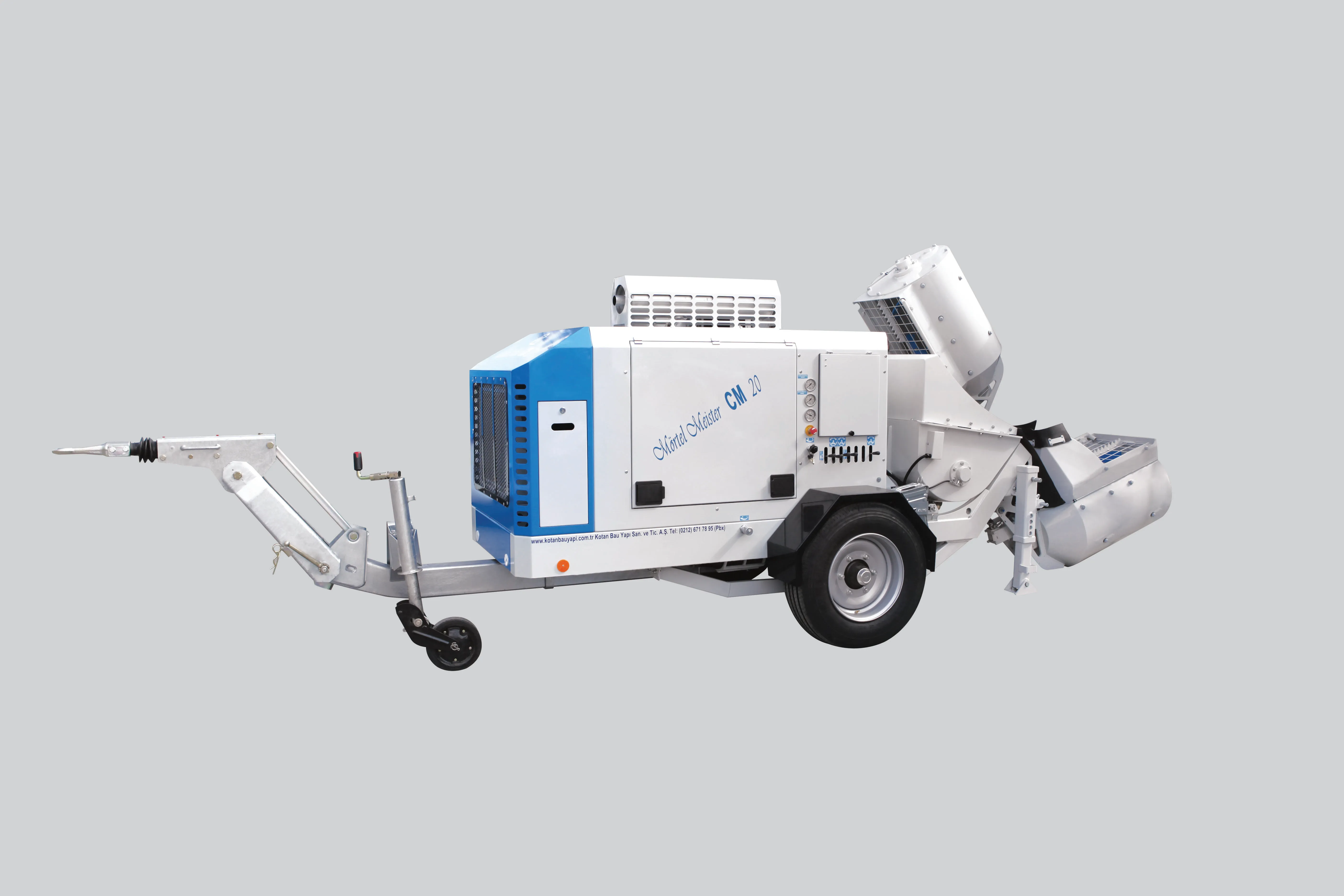 
Mini Mobile Concrete Batching & Pumping Unit 