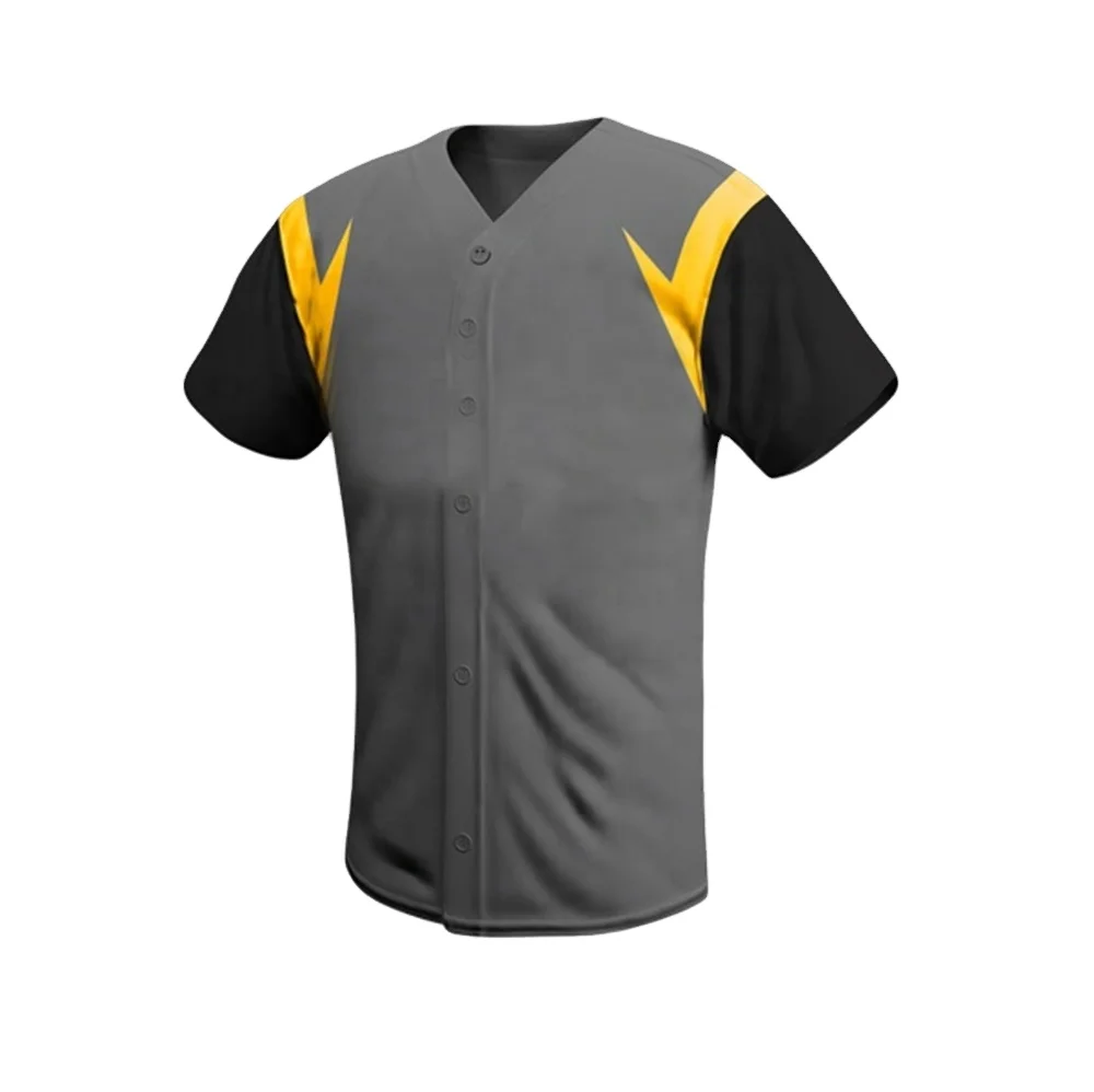 Cheap Wholesale Plain Baseball Jerseys Professional Custom 100%Polyester Baseball Uniform