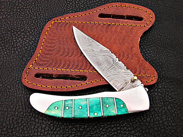 Высококачественный уличный охотничий походный складной нож с ручкой бычьего рога оптовая продажа тактический для выживания на открытом воздухе