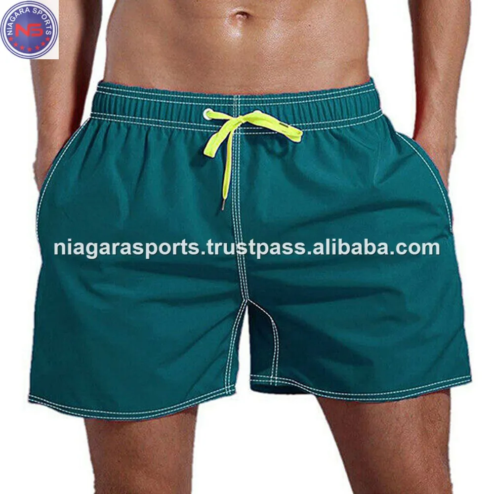 sports wear clothing swimwear clothing mnaufcturer 100% polyester swimming shorts mesh lined swim trunks
