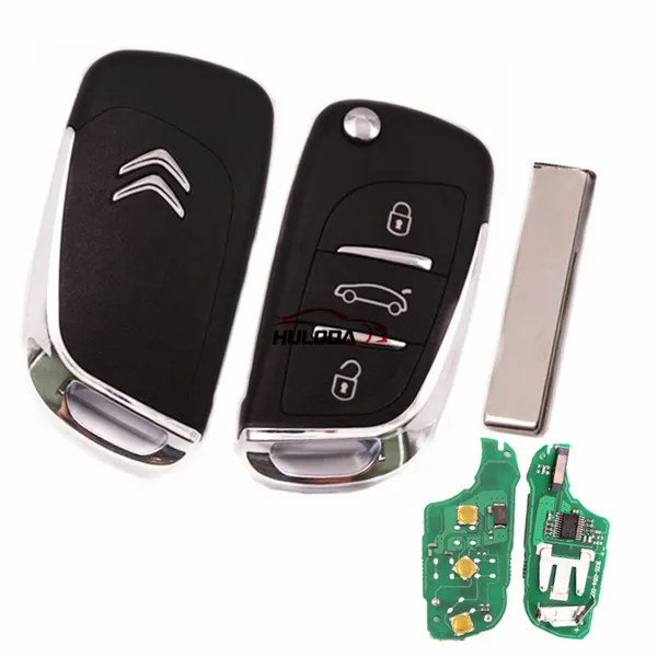 For Citroen  3 button remote key with 434mhz PCF7941 chip FSK model  HELLA  5FA010 354-10 9805939580 00      CMIIT ID:20DJ0339