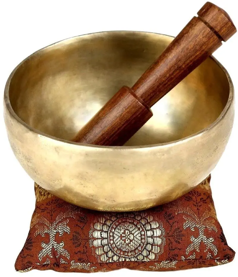 
Singing Bowl Tibetan Music Alternative Healing Therapy With Sound And Vibration Touch Bell 6 inch 