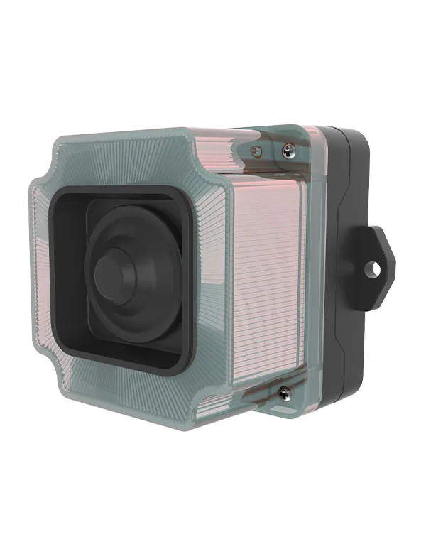 MUCCO Sound Alaram, Strobe Light Warning Beacon/industrial Alarm Beacon Siren, 125-133db LED ABS IP65 RGB 2 Years