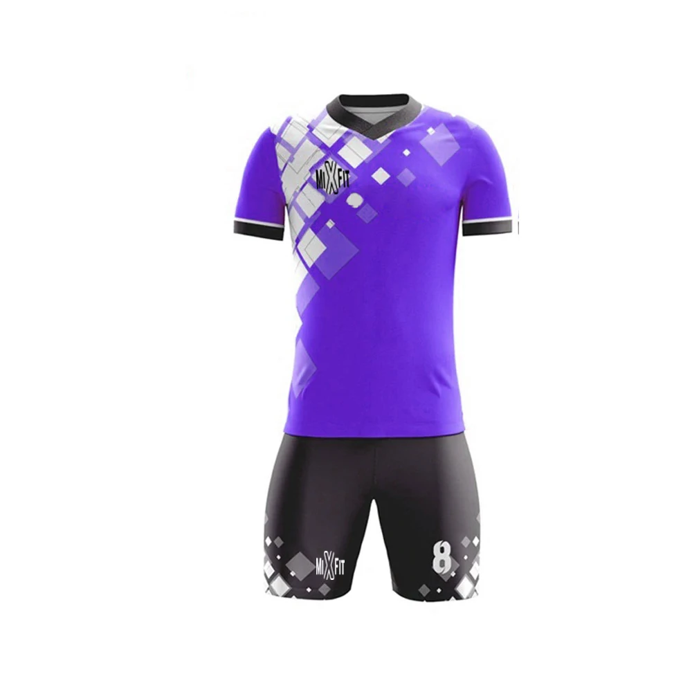  Новейший дизайн футбольной одежды с логотипом на заказ Мужская одежда для футбола дешевый тренировочный комплект