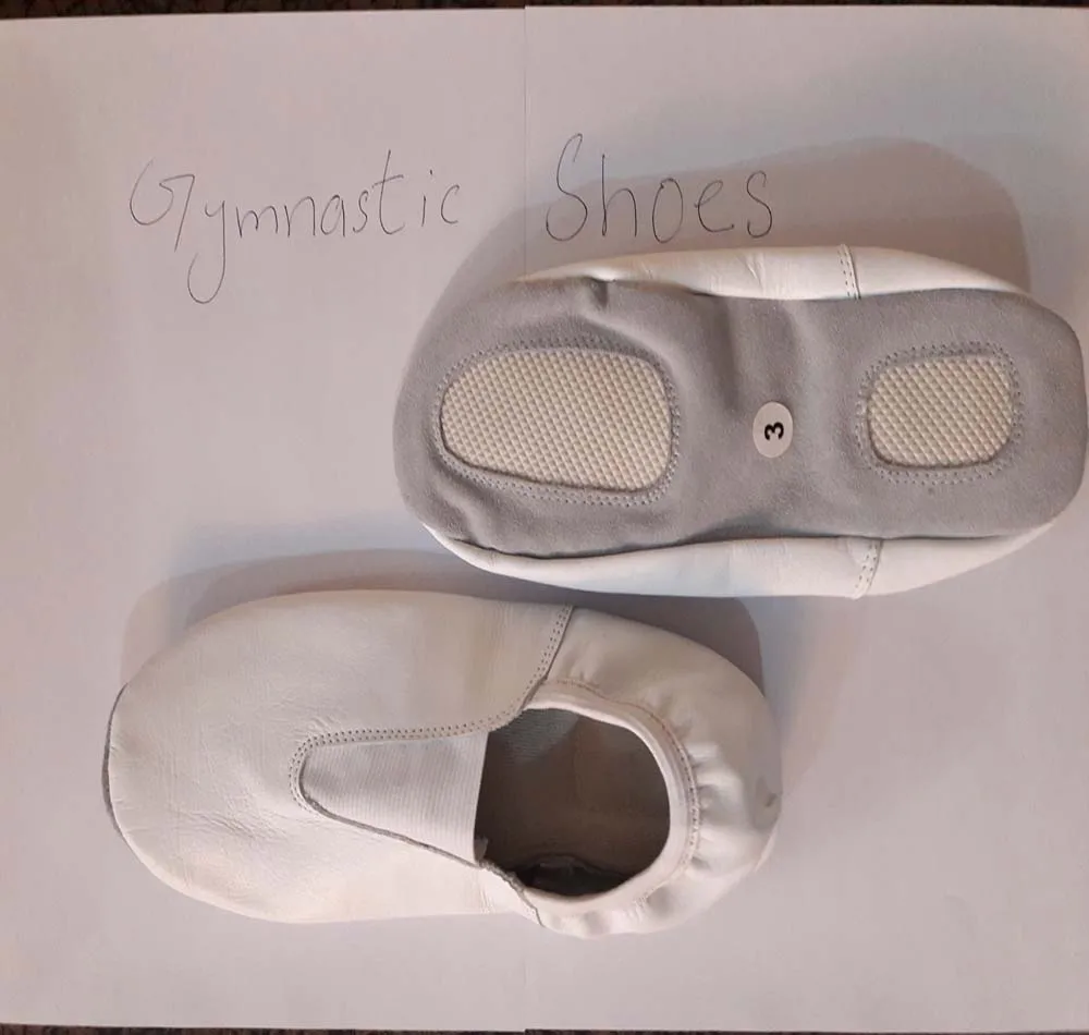 Canvas Leather Sole Shoes Ballet Rhythmic Gymnastics Belly Slippers