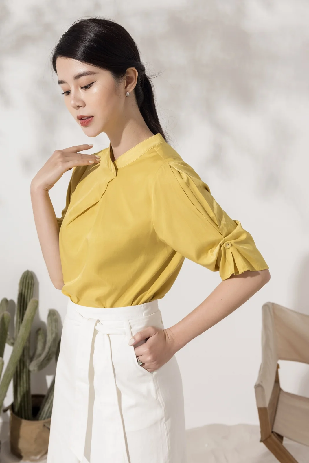 
Cotton Skirt Manufacture Price Basic Summer Mommy and Me Women Blouses & Tops Shirt / Blouse Plus Size Button Formal OEM Service 