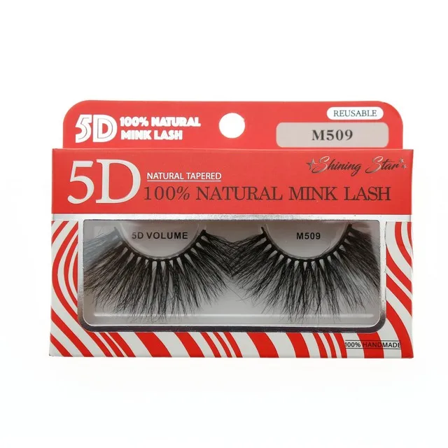 25MM NaturalMink 5D 100% NaturalMink False Eyelash,509