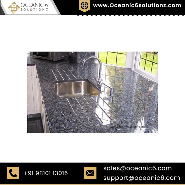 Silver Pearl Granite Small Slabs Cut to Size Countertops for Home and Kitchen for Residential and Commercial Projects