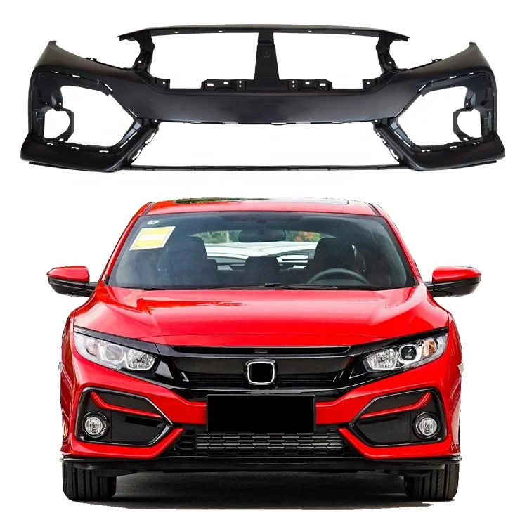 
factory Outlet New Material High Strength Cushioning Polypropylene front Rush Bumper For Honda CIVIC 2021 