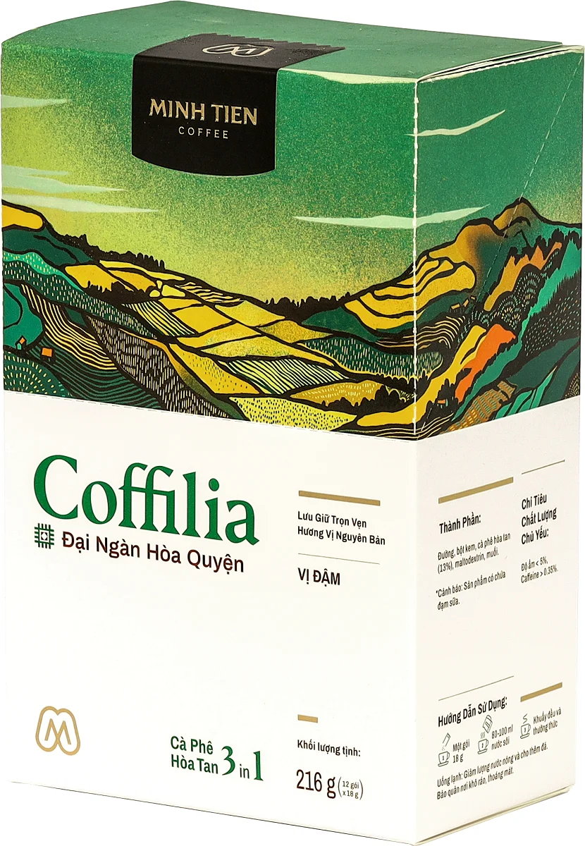 Vietnam Wholesale Cream Flavor And Mellow Taste Coffilia - 3 In 1 Instant Coffee Bulk Powder - Strong Flavor
