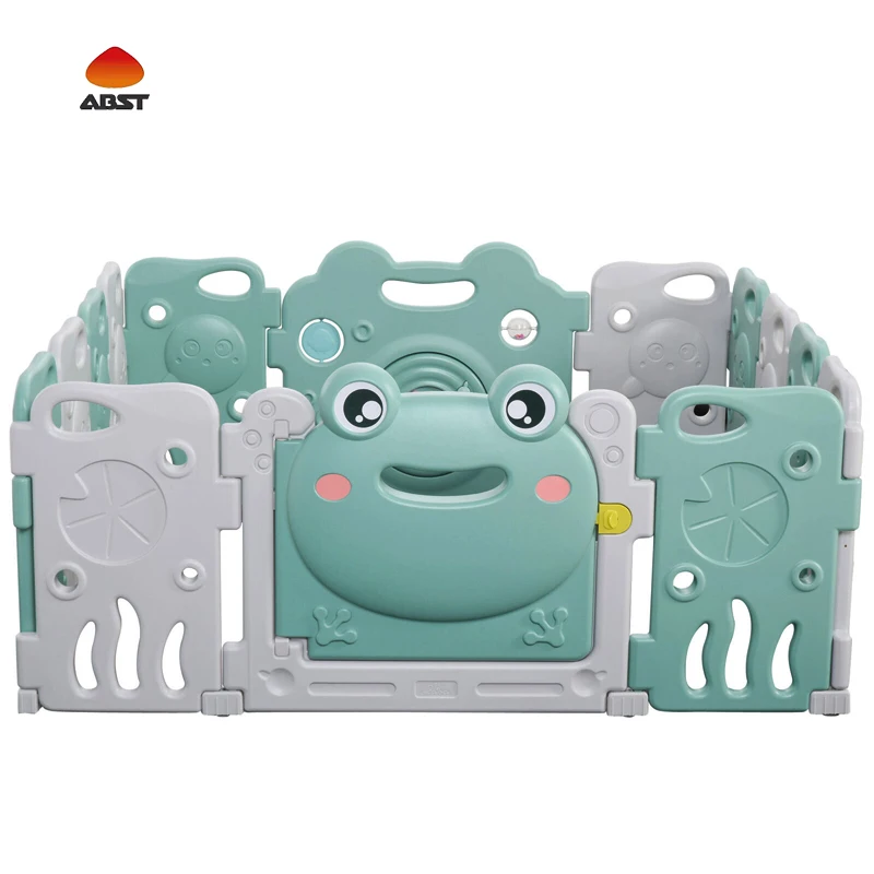 Cute Indoor Wooden Plastic Safety Babies Crib And Playpen Portable Baby Cot Playpen Foldable Travel Cot Travel Bed