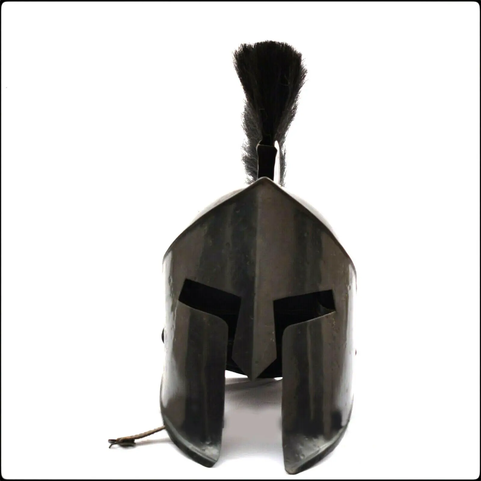 BLACK ROMAN 300 SPARTAN HELMET KING LEONIDAS MOVIE  HELMET MEDIEVAL GIFT